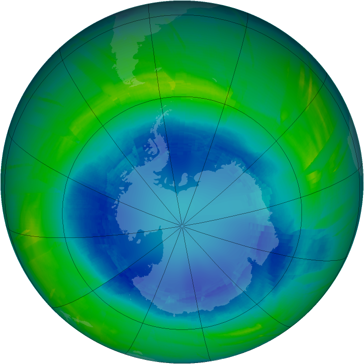 Ozone Map 2010-08-28